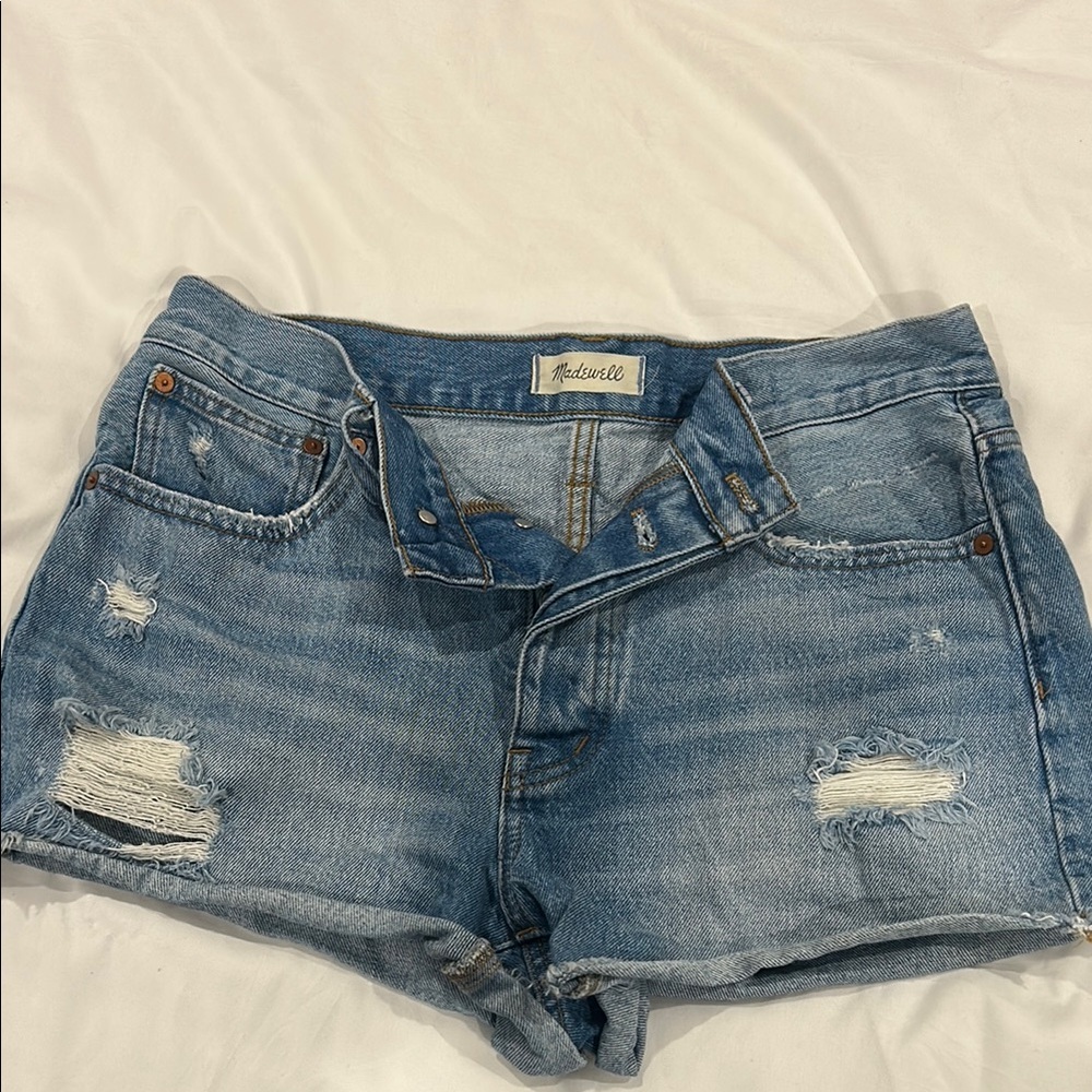 Madewell Women's Blue Denim Shorts